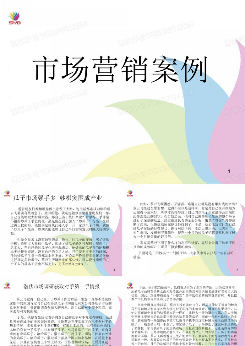 市场营销案例(瓜子王)