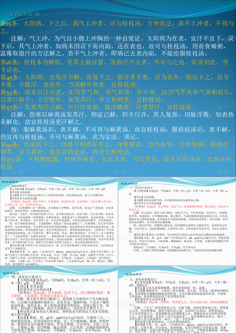 桂枝汤类方