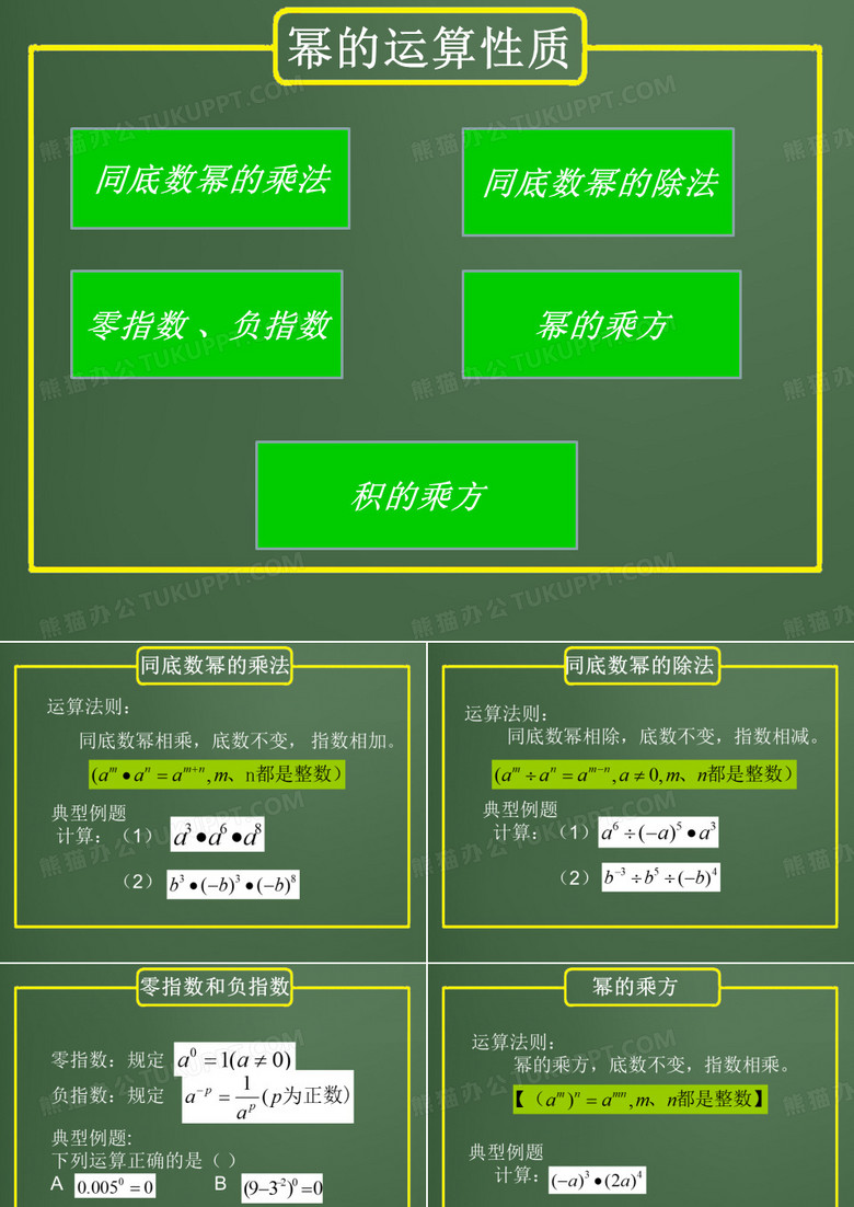 幂的运算性质