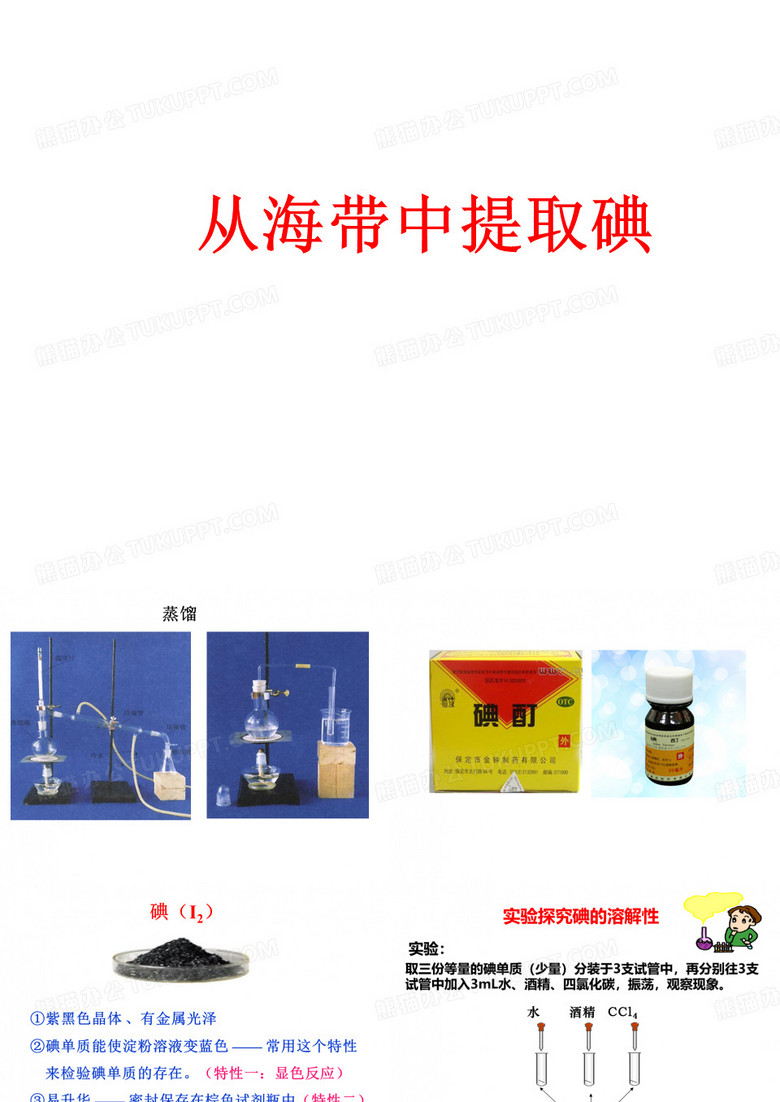 从海带中提取碘介绍
