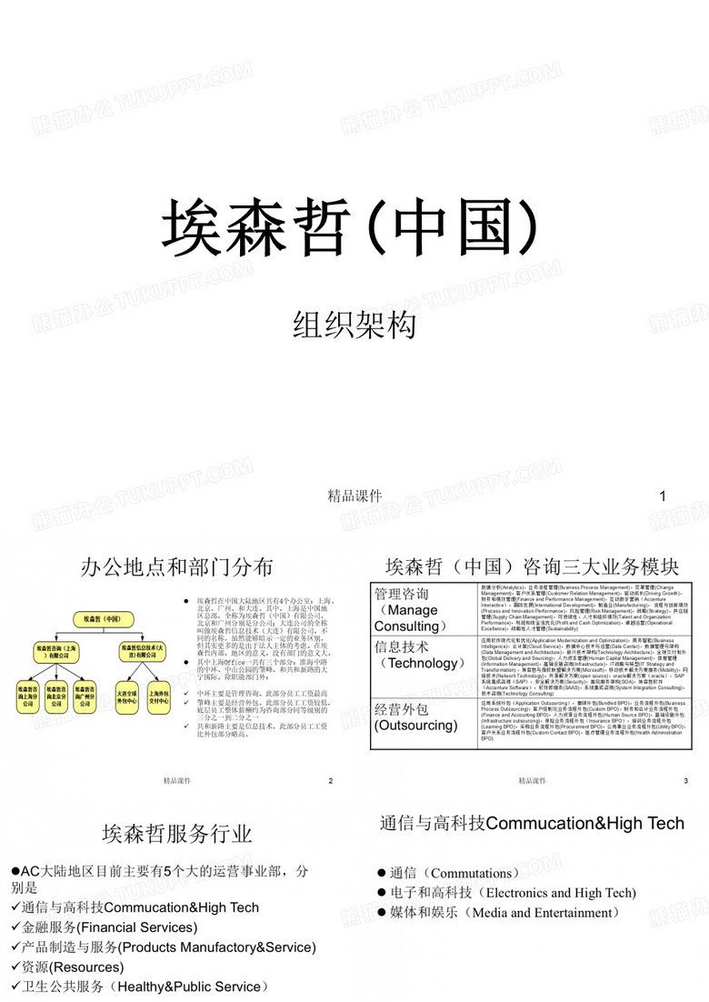 埃森哲组织架构