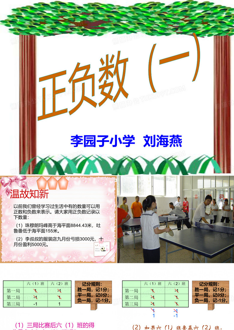 正负数PPT