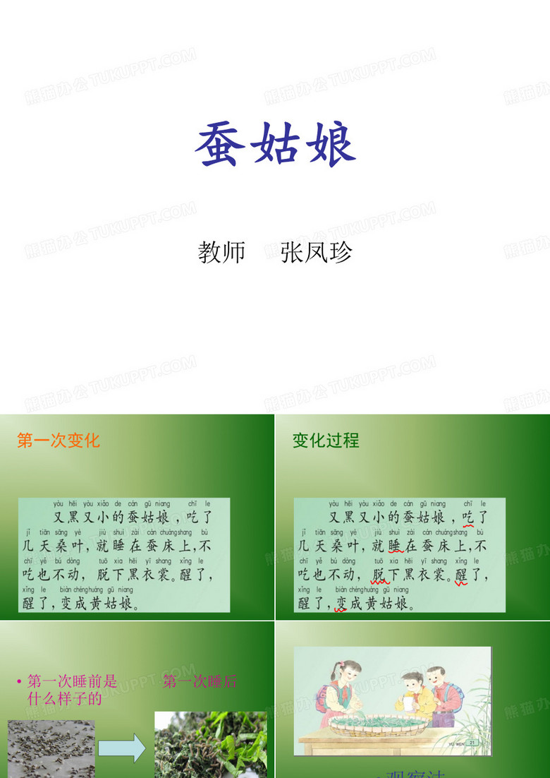蚕姑娘第二课时
