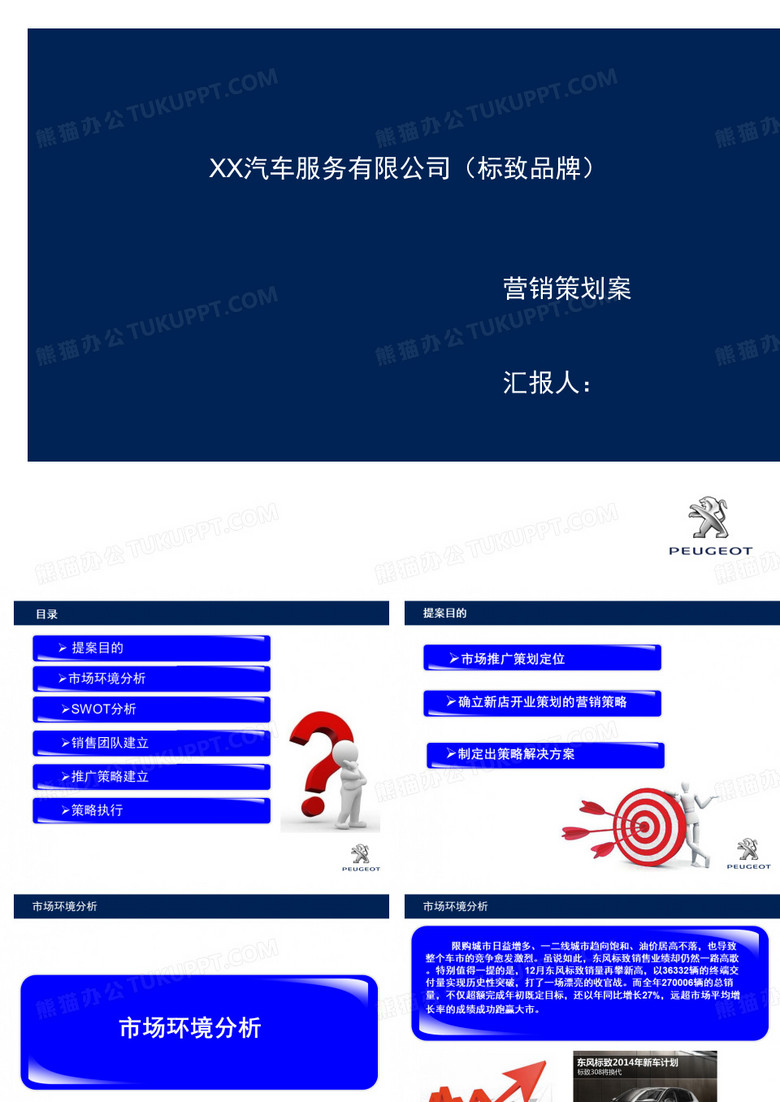 4S店开业营销计划(标致品牌)
