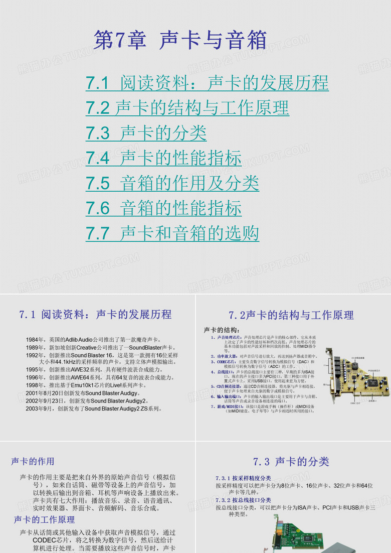 声卡与音箱