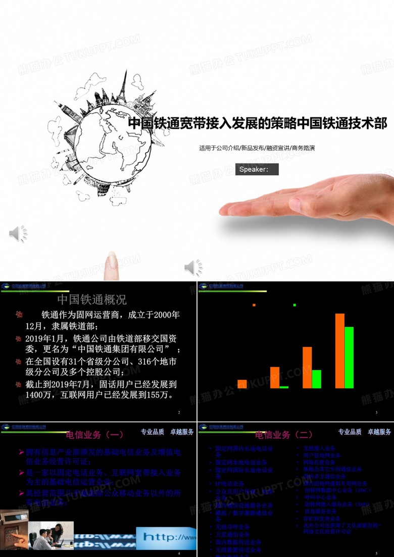 中国铁通宽带接入发展的策略中国铁通技术部