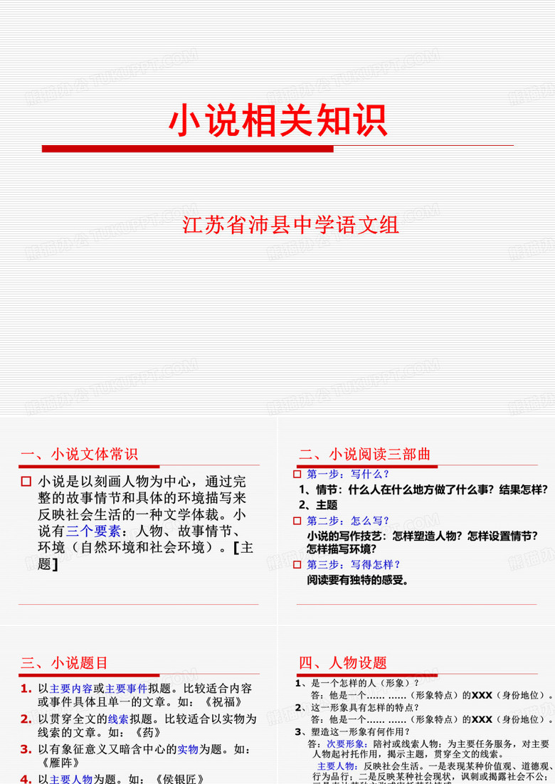 小说点滴(自做)