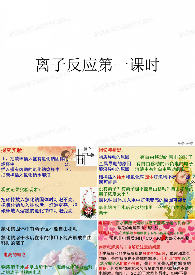 离子反应第一课时