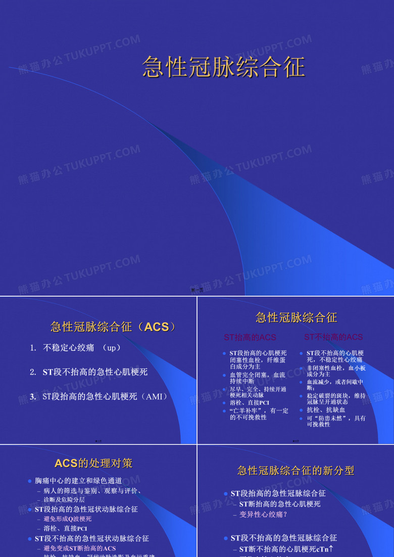 急性冠脉综合征课件
