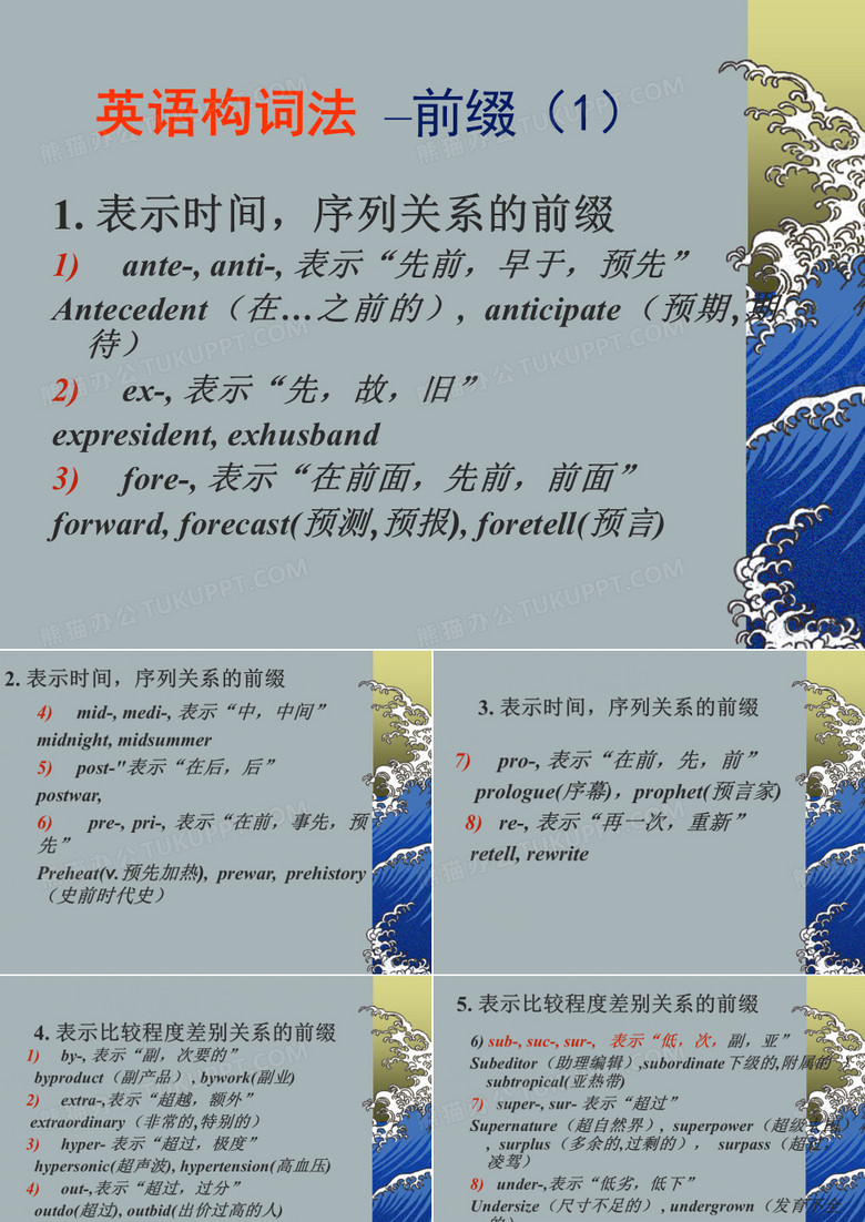 英语的词根
