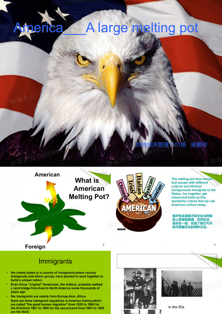 美国大熔炉PPT课件