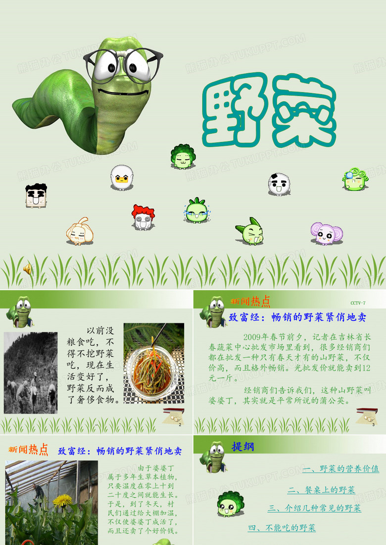 野菜PPT课件