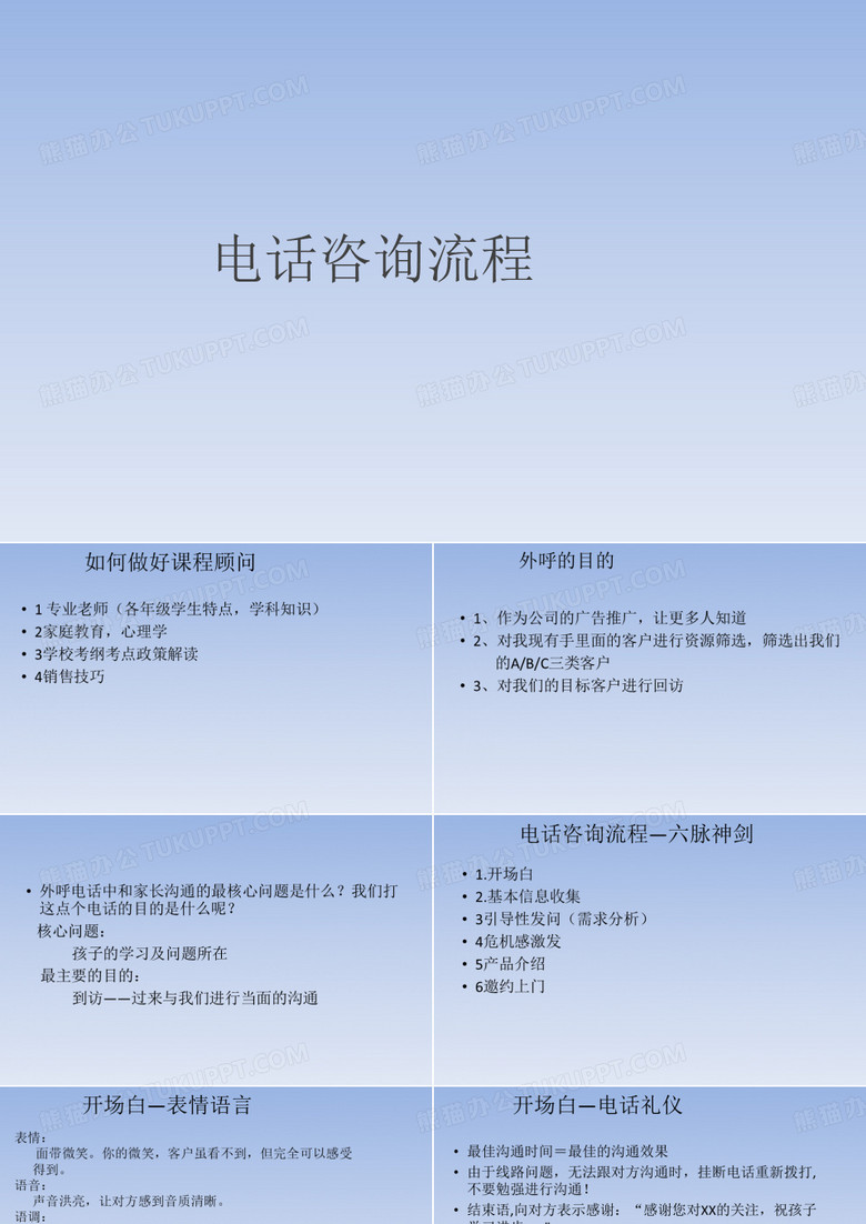 电话外呼(课程咨询外呼)