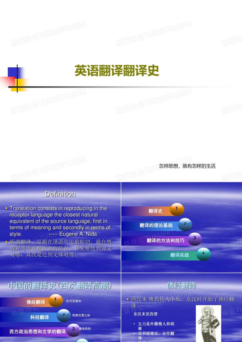 英语翻译翻译史共35页