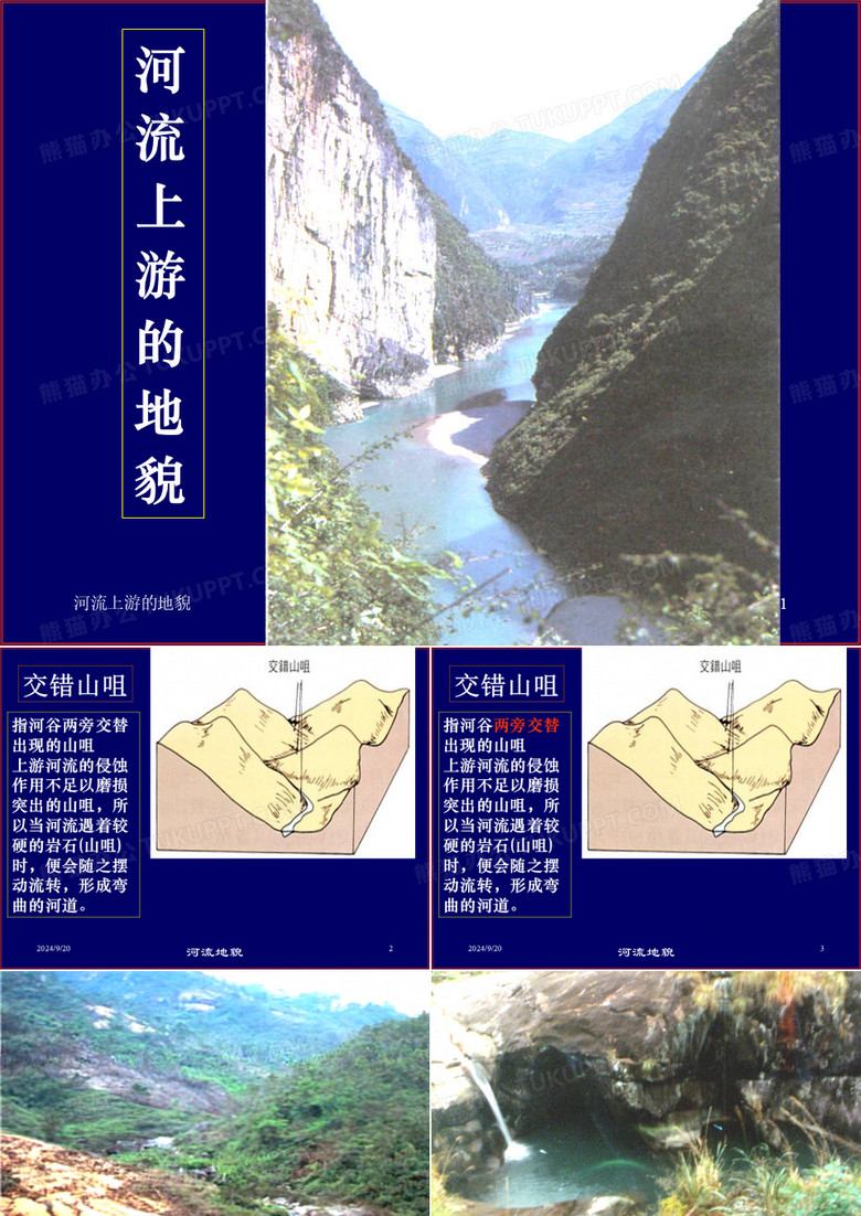 河流上游的地貌