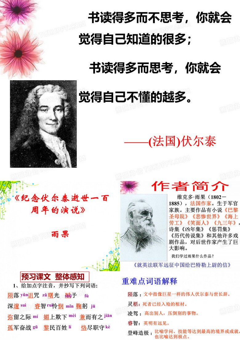 纪念伏尔泰