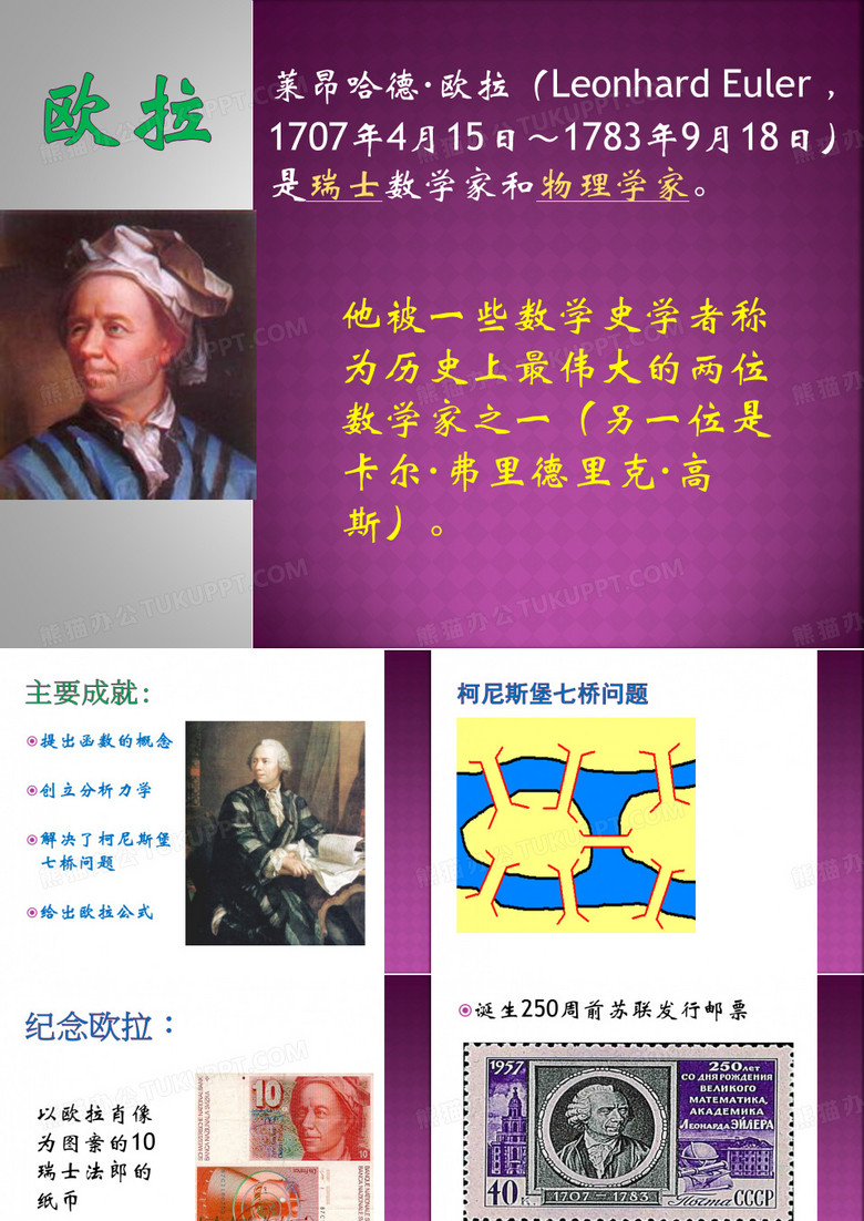 数学家欧拉ppt