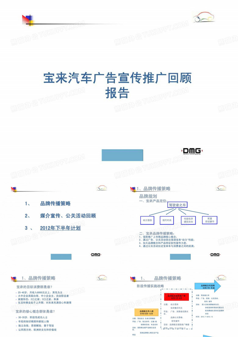 宝来汽车广告宣传推广回顾报告