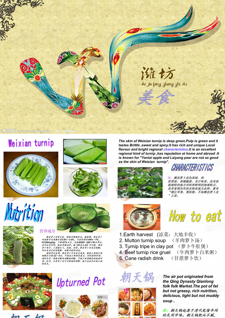 潍坊美食PPT