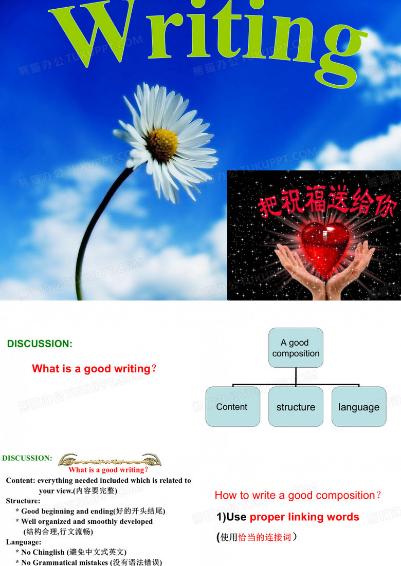 高中英語寫作課課件