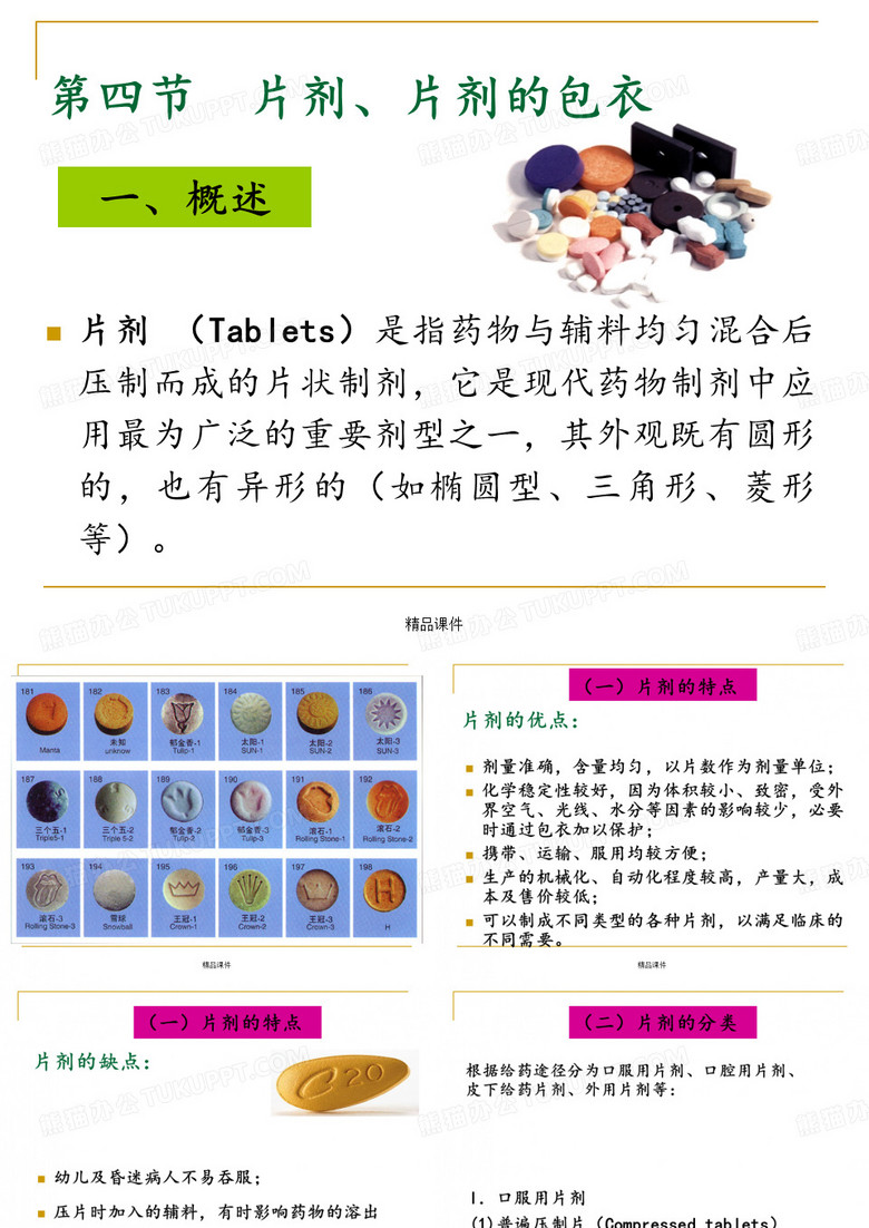 片剂、片剂的包衣