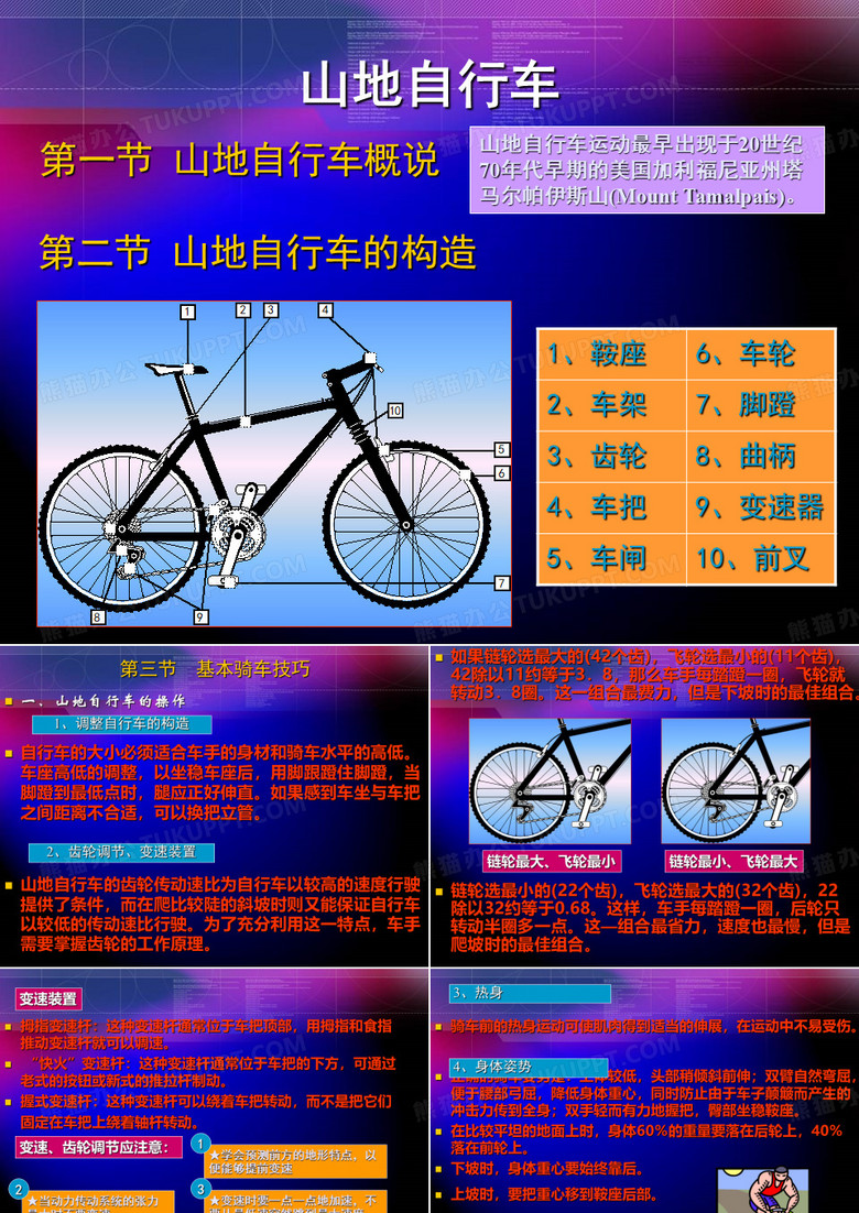 山地车教学课件
