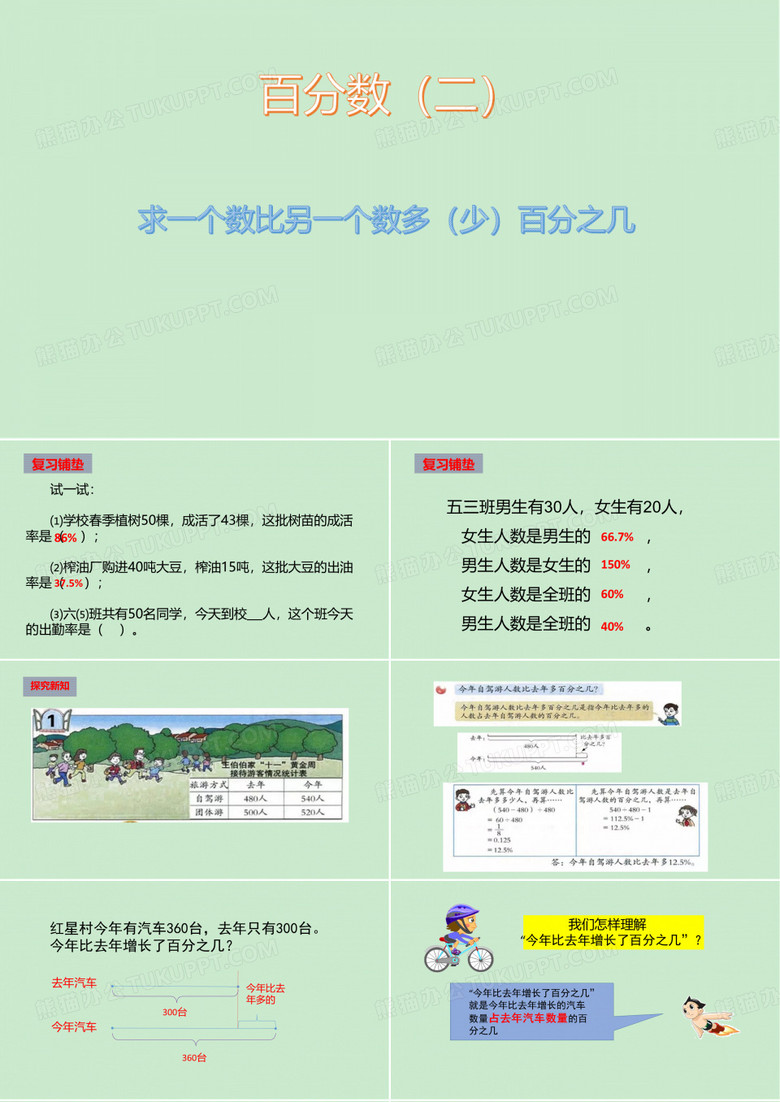 百分数(二)课件