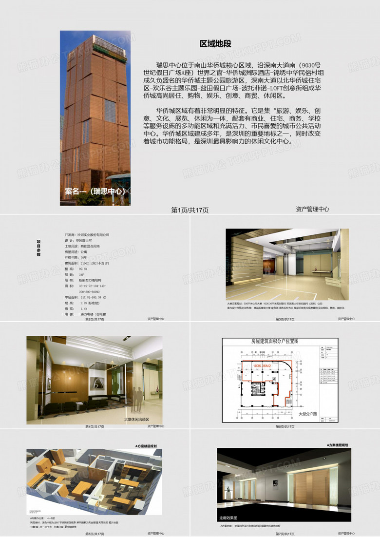 瑞思中心项目解析PPT课件