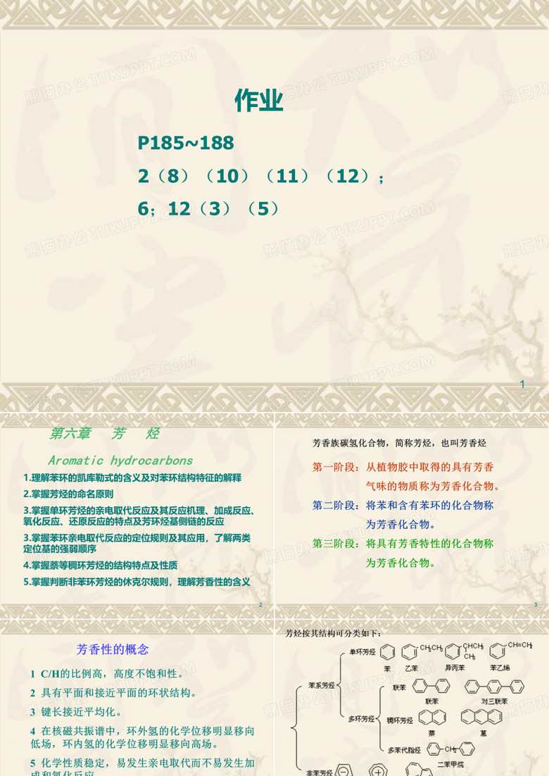 芳烃化学属性