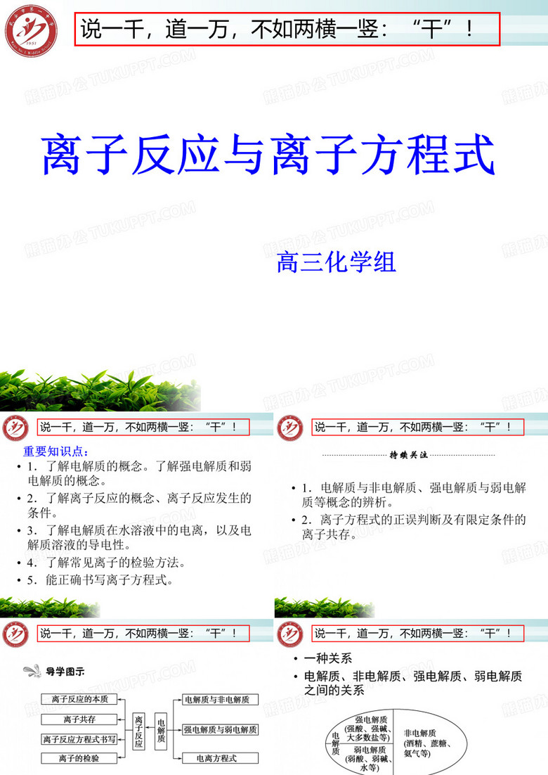 离子反应与离子方程式