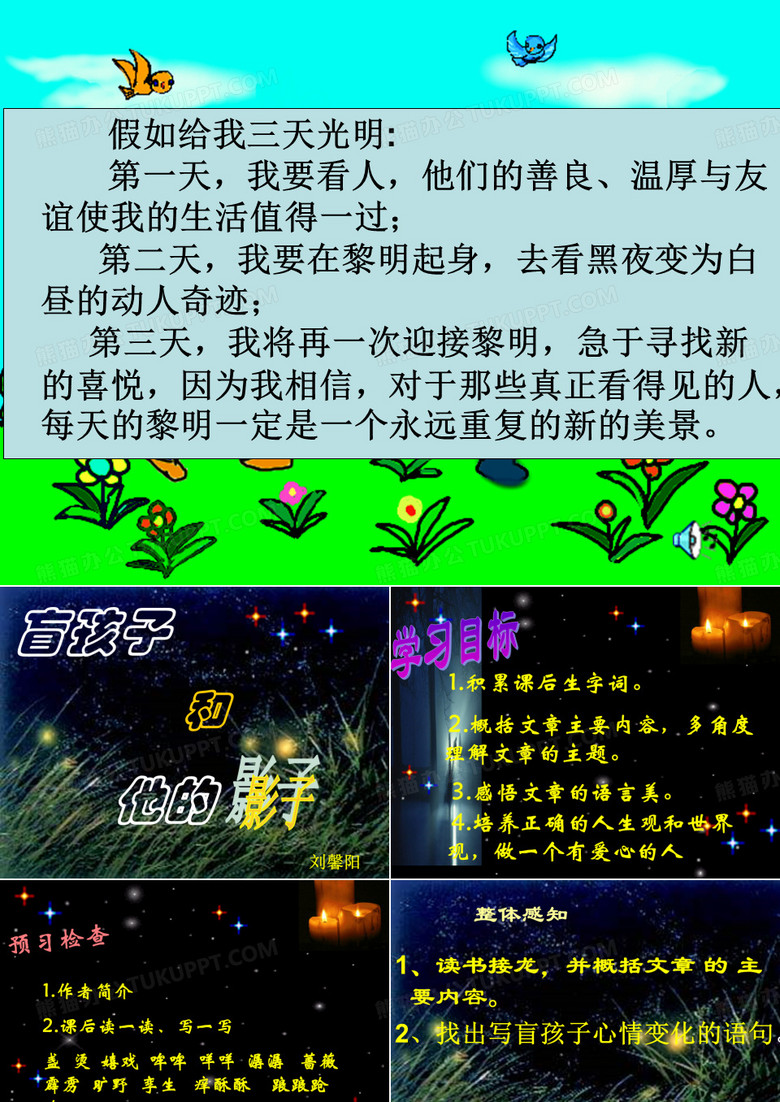 盲孩子和他的影子