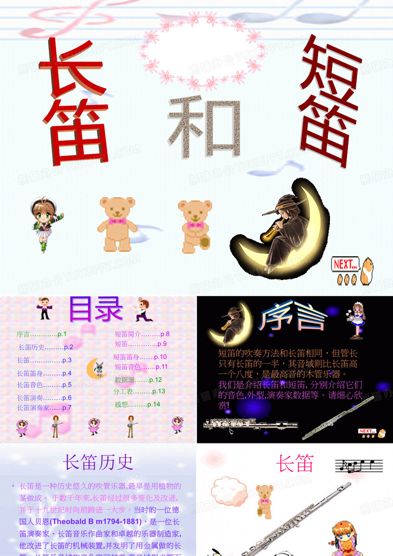 长笛和短笛介绍课件
