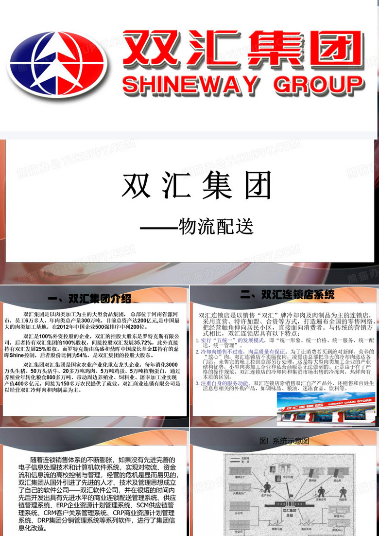 双汇物流配送管理 