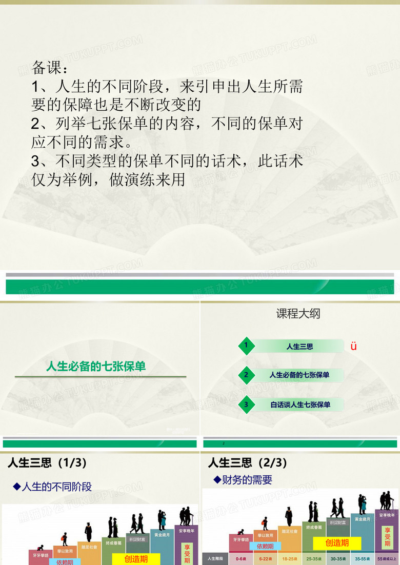 人生必备的七张保单
