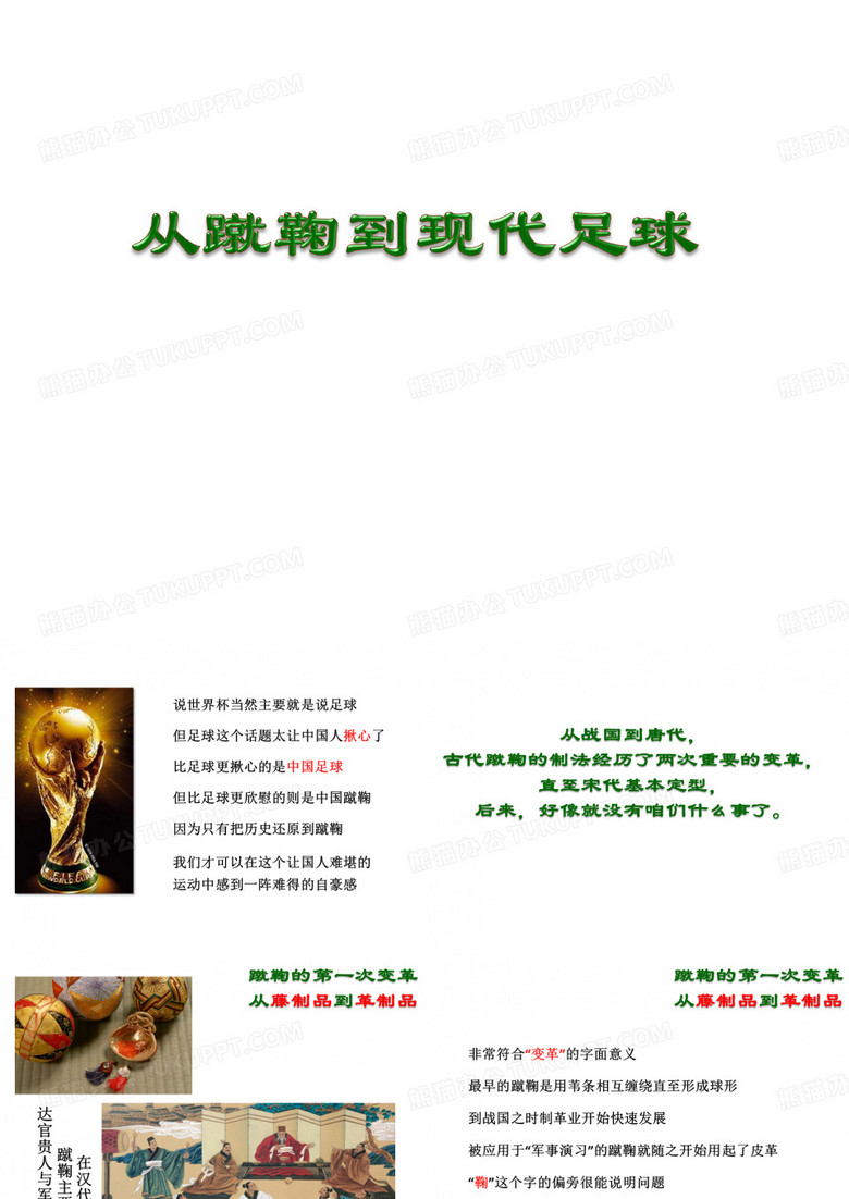 从蹴鞠到现代足球