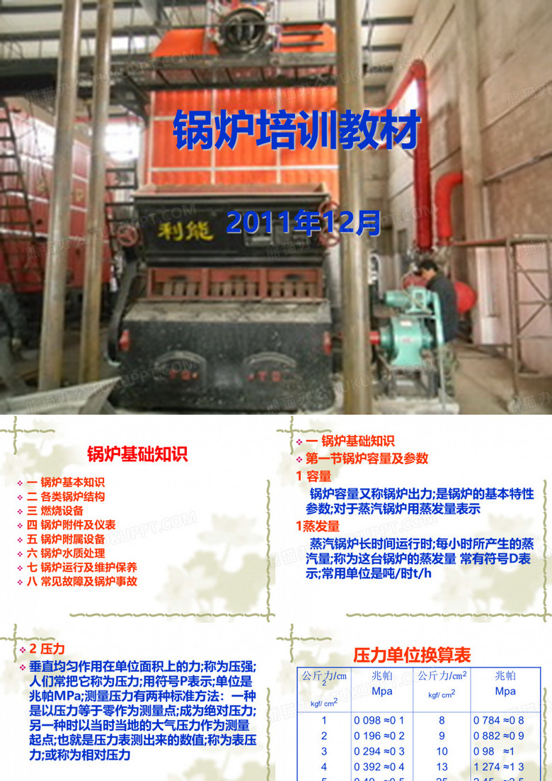 锅炉培训教材