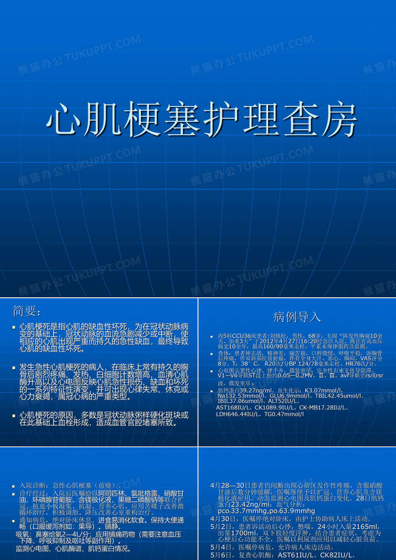 心肌梗塞护理查房 PPT课件