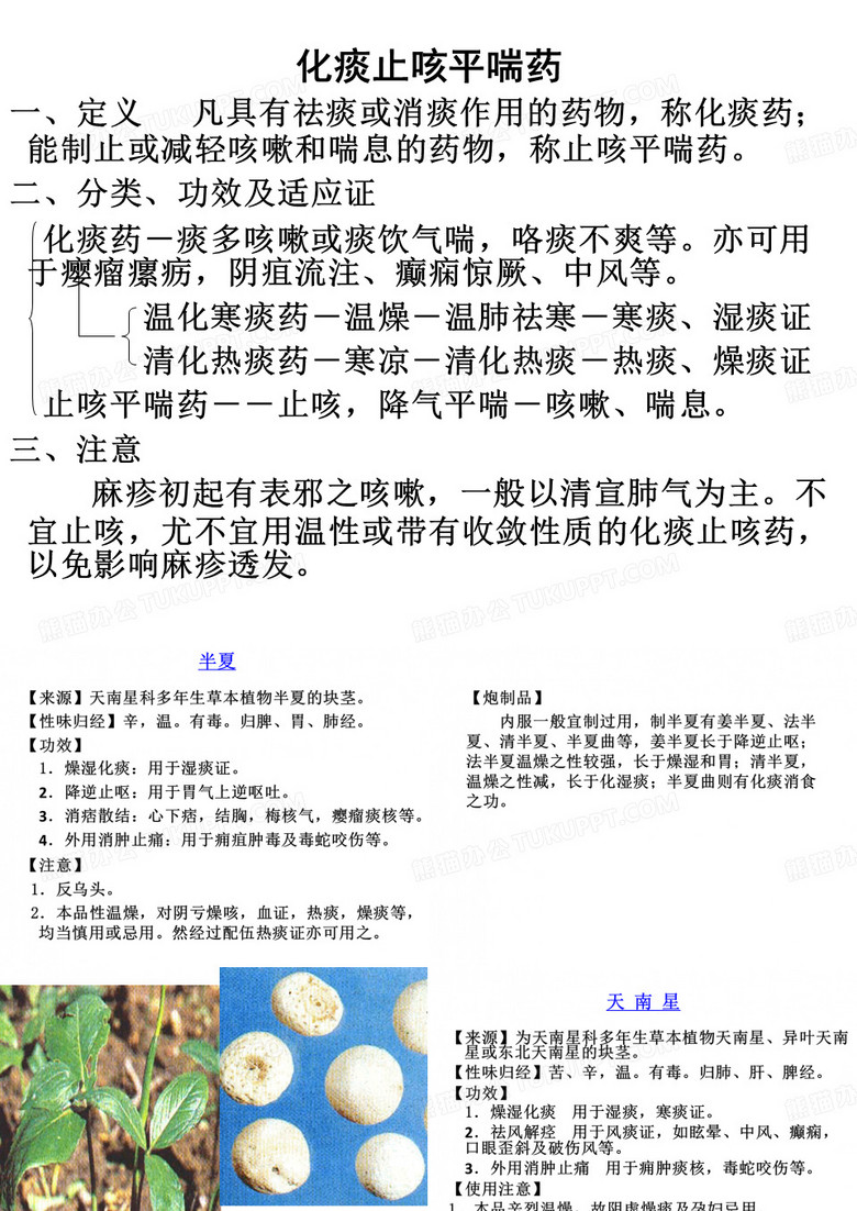 化痰止咳平喘药
