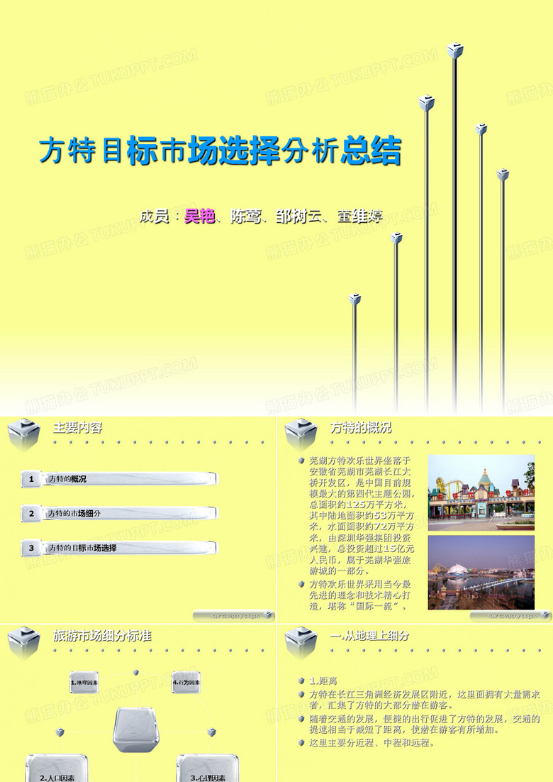 方特目标市场选择分析总结