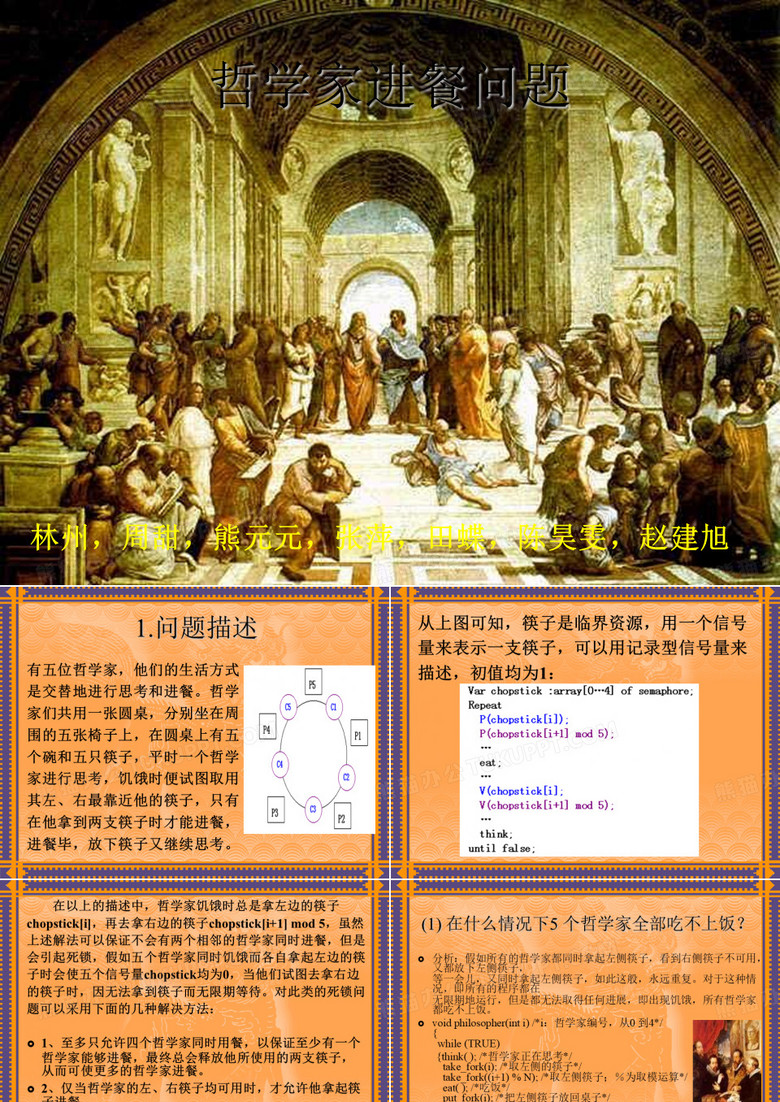 哲学家进餐问题