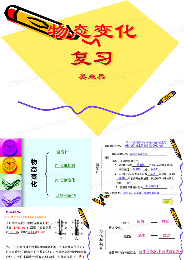《物态变化》复习-吴来兵