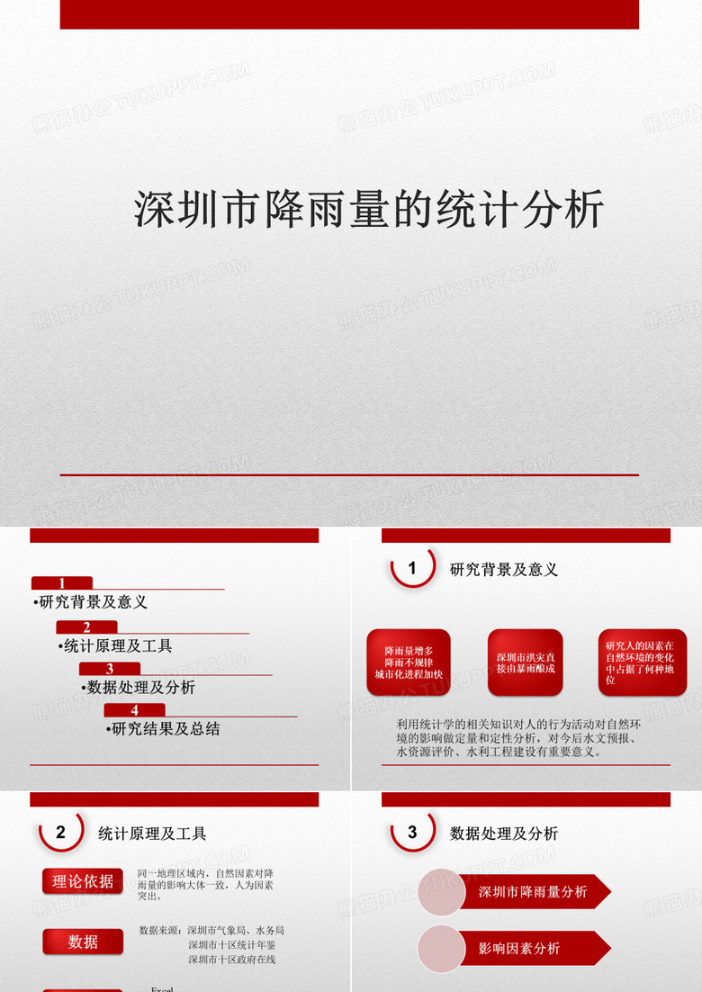 深圳市降雨量的统计分析