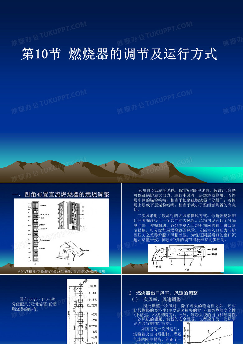 燃烧器调整
