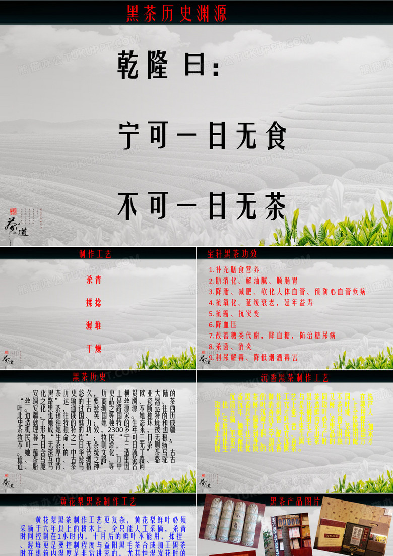 湖南益阳安化黑茶PPT