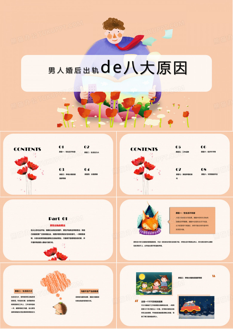 男人婚后出轨的八大原因PPT课件