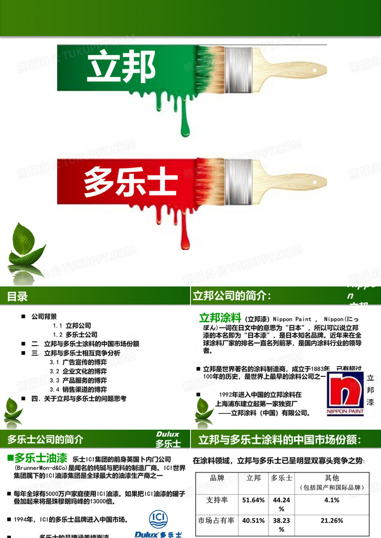 立邦与多乐士
