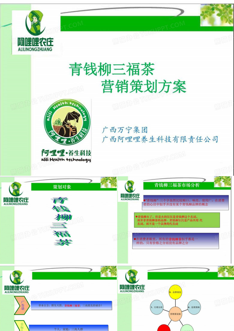 青钱柳三福茶营销策划方案_图文.ppt