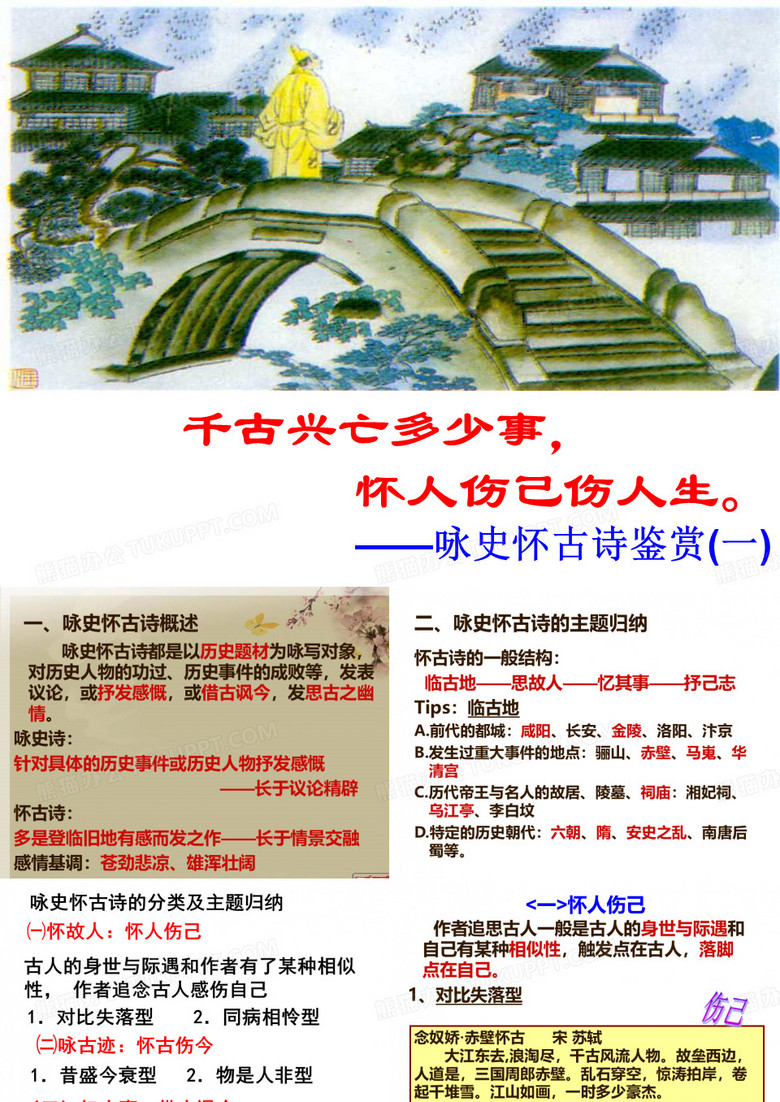 怀古咏史诗歌