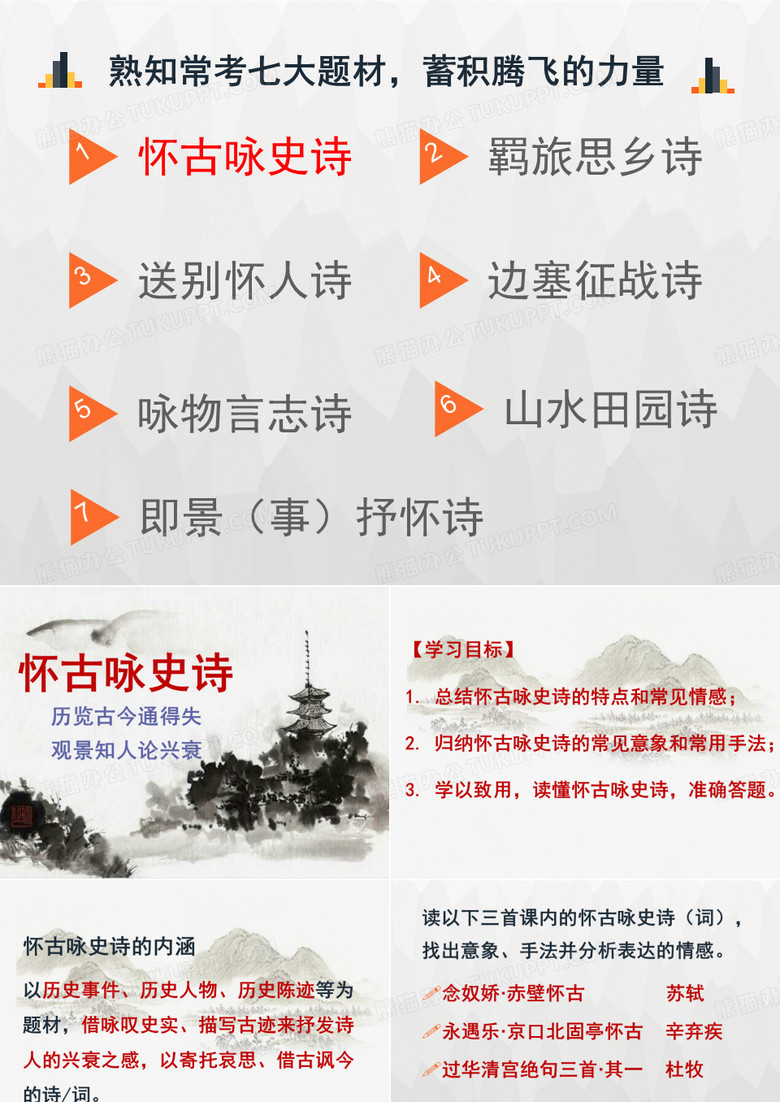 怀古咏史诗