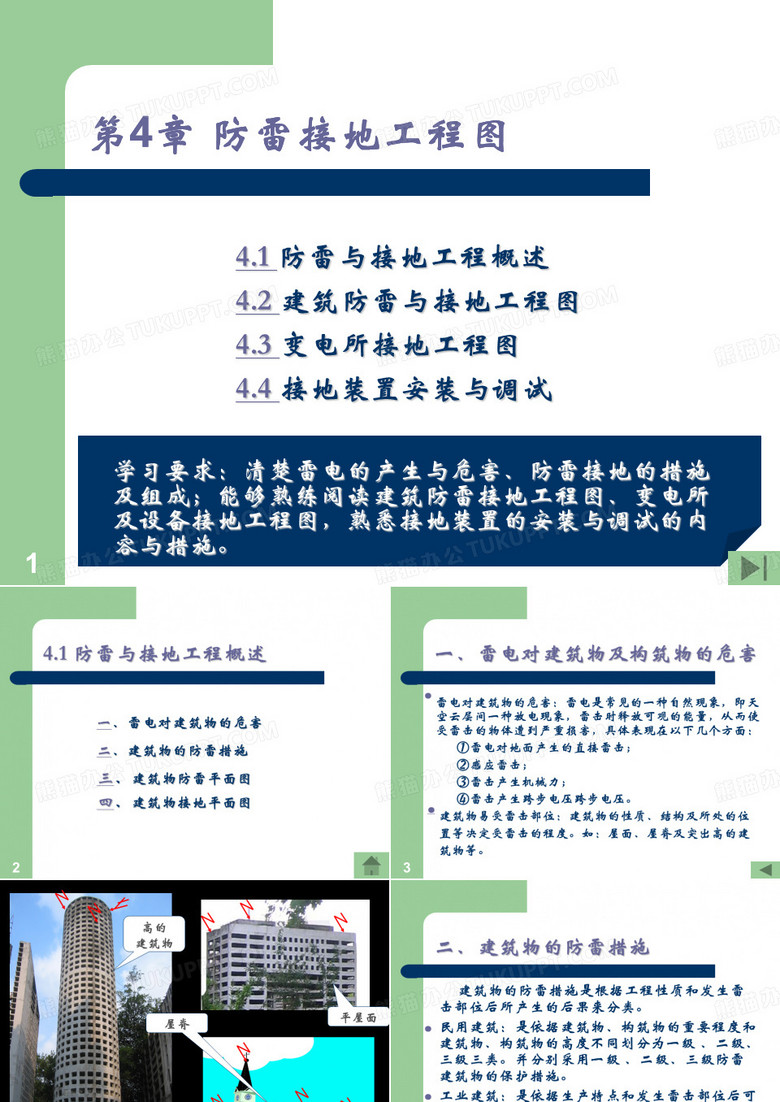 防雷接地工程图